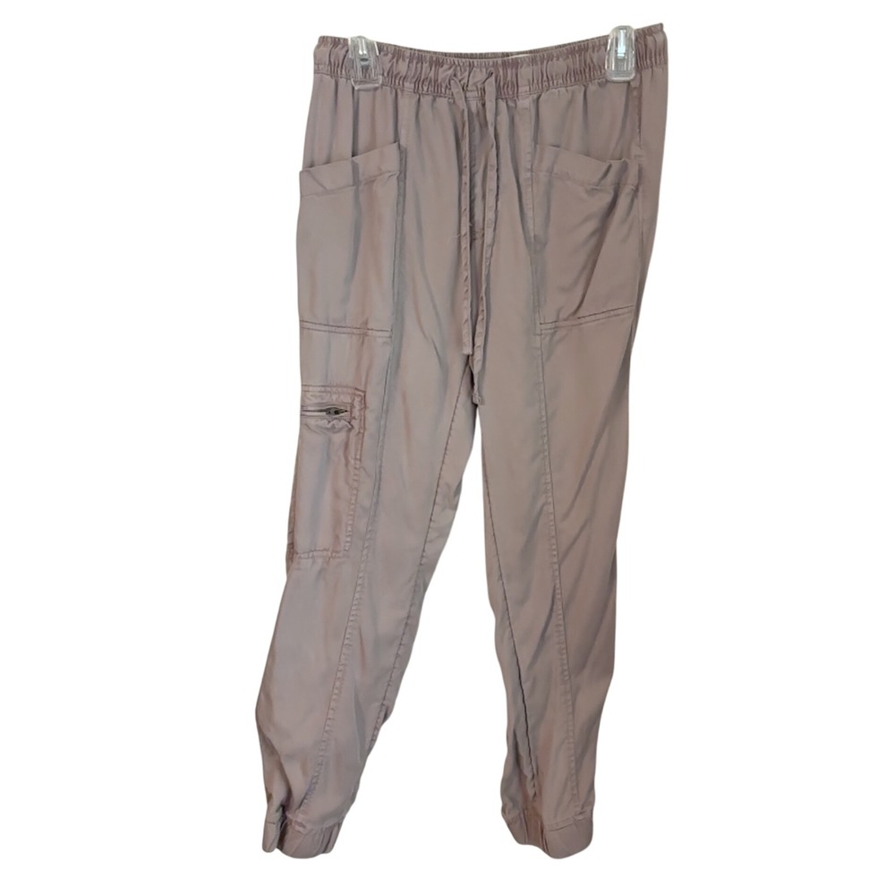 Nicole Miller New York Lyocell Jogger Pants Womens Size S Drawstring Casual